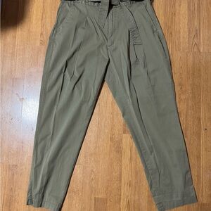 Ladies high waist Olive Green Pants